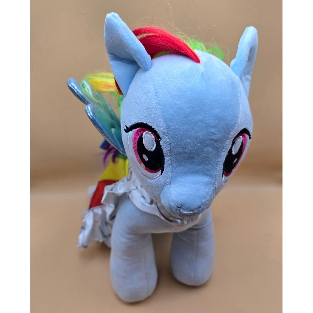 Build-A-Bear My Little Pony Rainbow Dash Plush 15 inch with Rainbow Dress‎ Wings - Picture 14 of 16